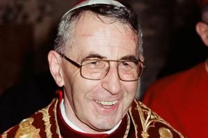 Pope John Paul I is shown in an undated file photo. Born Oct. 17, 1912, in Italy’s northern Veneto region, Albino Luciani was elected pope Aug. 26, 1978, and took a double name after his two immediate predecessors, St. John XXIII and St. Paul VI.
Pope John Paul I is shown in an undated file photo. Born Oct. 17, 1912, in Italy’s northern Veneto region, Albino Luciani was elected pope Aug. 26, 1978, and took a double name after his two immediate predecessors, St. John XXIII and St. Paul VI.