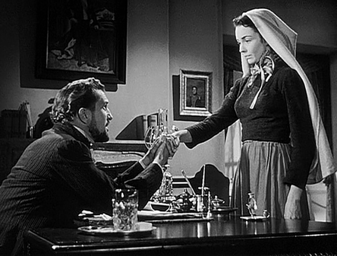 Vincent Price and Jennifer Jones in ‘The Song of Bernadette’ Vincent Price and Jennifer Jones in ‘The Song of Bernadette’