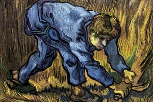 Vincent Van Gogh, “Reaper with Sickle” Vincent Van Gogh, “Reaper with Sickle”