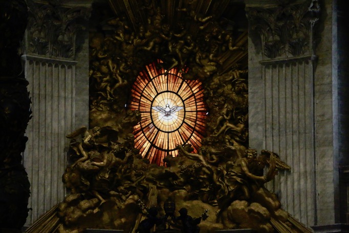 Gian Lorenzo Bernini's 'Dove of the Holy Spirit' (ca. 1660, alabaster, St. Peter's Basilica) Gian Lorenzo Bernini's 'Dove of the Holy Spirit' (ca. 1660, alabaster, St. Peter's Basilica)
