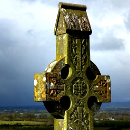 A Celtic cross on the hill at Cashel, Tipperary, Ireland. A Celtic cross on the hill at Cashel, Tipperary, Ireland.