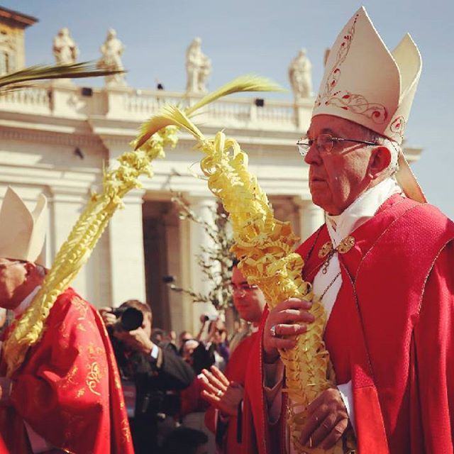 Pope Francis on Palm Sunday, March 20 Pope Francis on Palm Sunday, March 20