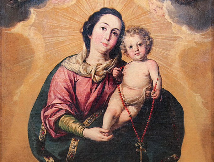 Antonio del Castillo y Saavedra (1616–1668), “The Virgin of the Rosary” Antonio del Castillo y Saavedra (1616–1668), “The Virgin of the Rosary”