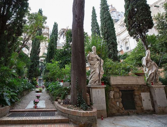 Teutonic Cemetery in Vatican City. Teutonic Cemetery in Vatican City.