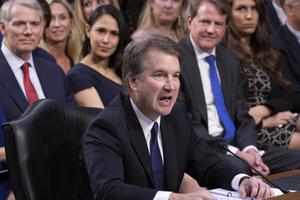 Brett Kavanaugh gives his opening statement after being sworn in before the Senate Judiciary Committee Sept. 4. Brett Kavanaugh gives his opening statement after being sworn in before the Senate Judiciary Committee Sept. 4.