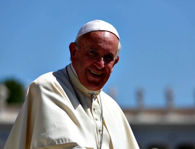 Pope Francis arrives for his general audience in St. Peter's Square on Aug. 24. Pope Francis arrives for his general audience in St. Peter's Square on Aug. 24.