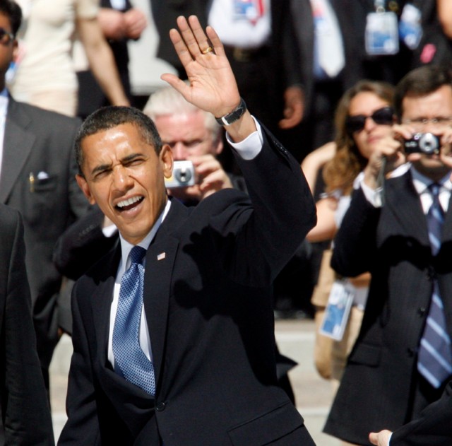 President Obama arrives July 9 at the G8 Summit meetings in L'Aquila, Italy. President Obama arrives July 9 at the G8 Summit meetings in L'Aquila, Italy.