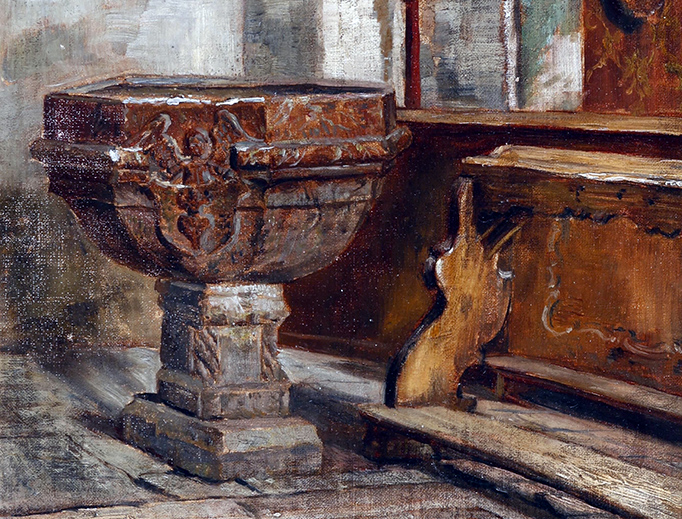 Karl Gebhardt, “Studie aus Hall”, ca. 1899 Karl Gebhardt, “Studie aus Hall”, ca. 1899
