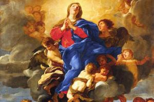 Assumption painting by Giovanni Batista Gaulli Assumption painting by Giovanni Batista Gaulli