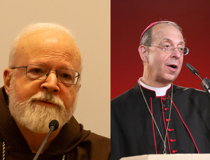 Cardinal Seán O’Malley of Boston (l) has followed the leadership of Archbishop William Lori of Baltimore (r) in bishop-accountability measures for his archdiocese. Cardinal Seán O’Malley of Boston (l) has followed the leadership of Archbishop William Lori of Baltimore (r) in bishop-accountability measures for his archdiocese.
