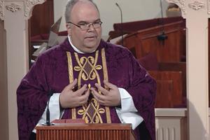 Father Philip Bochanski celebrating Mass at the headquarters of EWTN in Irondale, Alabama. Father Philip Bochanski celebrating Mass at the headquarters of EWTN in Irondale, Alabama.