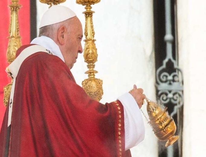 Pope Francis celebrates the Feast of Pentecost, June 9, 2019. Pope Francis celebrates the Feast of Pentecost, June 9, 2019.