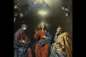 Carlo Dolci, “The Holy Family with God the Father and the Holy Spirit,” ca. 1630 Carlo Dolci, “The Holy Family with God the Father and the Holy Spirit,” ca. 1630