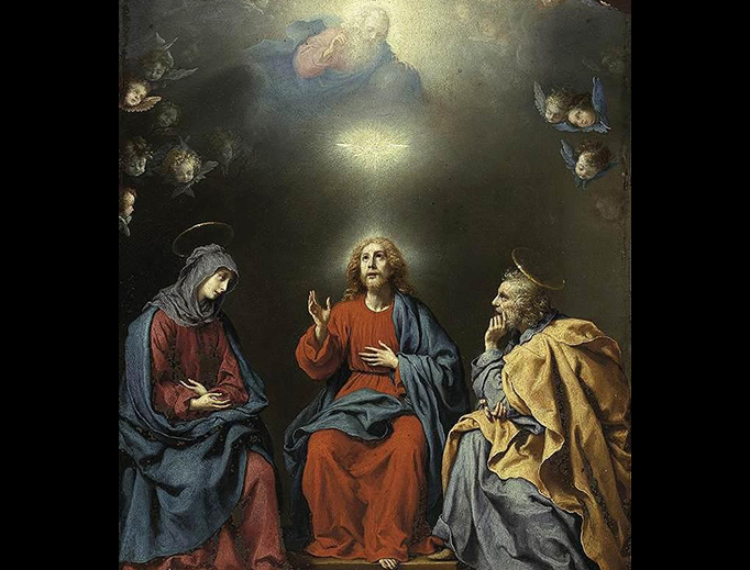 Carlo Dolci, “The Holy Family with God the Father and the Holy Spirit,” ca. 1630 Carlo Dolci, “The Holy Family with God the Father and the Holy Spirit,” ca. 1630