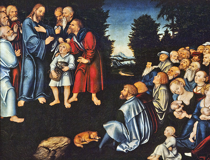 Lucas Cranach the Elder (1472-1553), “The Miracle of the Loaves and Fishes” Lucas Cranach the Elder (1472-1553), “The Miracle of the Loaves and Fishes”