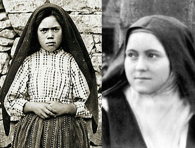 Servant of God Sister Lucia dos Santos (l) and St. Thérèse Servant of God Sister Lucia dos Santos (l) and St. Thérèse