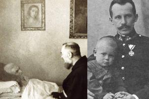 The elder Karol Wojtyla, above right, showed his son an example of faithful devotion, as did Orazio Forgione (upper left), father of Padre Pio.
The elder Karol Wojtyla, above right, showed his son an example of faithful devotion, as did Orazio Forgione (upper left), father of Padre Pio.