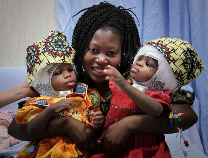 The happy outcome was celebrated by mom, babies and hospital staff alike. The happy outcome was celebrated by mom, babies and hospital staff alike.