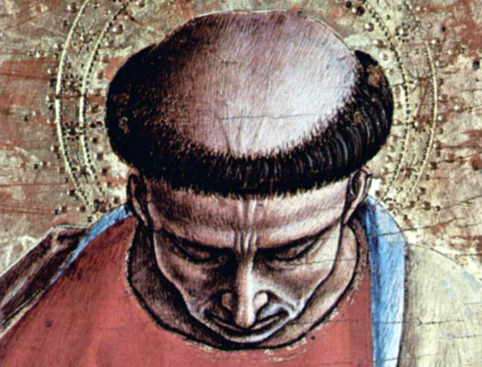Carlo Crivelli, “Hl. Bartolomäus,” 1473 Carlo Crivelli, “Hl. Bartolomäus,” 1473