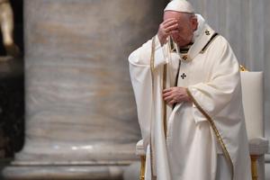 Pope Francis during Mass on Easter, April 12. 2020. Pope Francis during Mass on Easter, April 12. 2020.