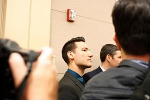 David Daleiden, shown arriving for court at the Harris County Courthouse on Feb. 4, 2016, in Houston, was in court again this past week in San Francisco, where a civil trial is currently underway.
David Daleiden, shown arriving for court at the Harris County Courthouse on Feb. 4, 2016, in Houston, was in court again this past week in San Francisco, where a civil trial is currently underway.
