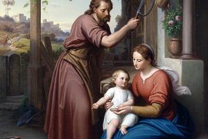 Julius Frank (1826-1908), “The Holy Family” Julius Frank (1826-1908), “The Holy Family”