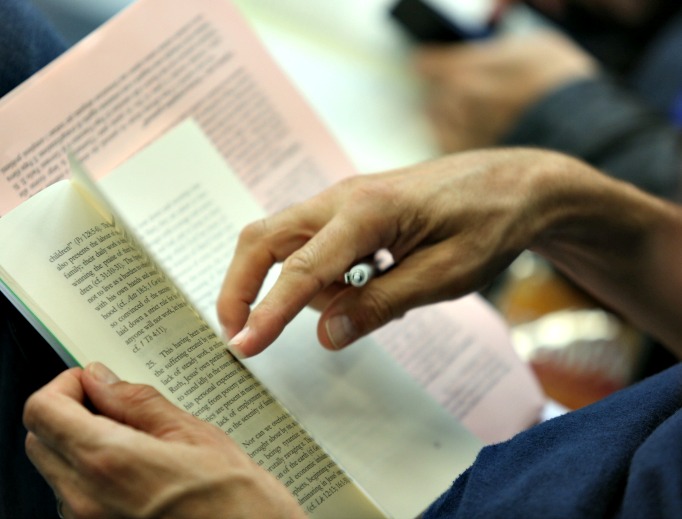 A journalist looks over a copy of Pope Francis' post-synodal apostolic exhortation 'Amoris Laetitia' (The Joy of Love) at a press conference for the document on April 8. A journalist looks over a copy of Pope Francis' post-synodal apostolic exhortation 'Amoris Laetitia' (The Joy of Love) at a press conference for the document on April 8.