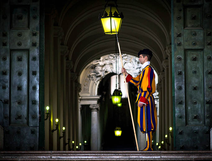Swiss Guard at the Vatican Swiss Guard at the Vatican