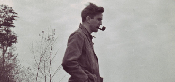 A Man Smoking His Pipe in Contemplation A Man Smoking His Pipe in Contemplation