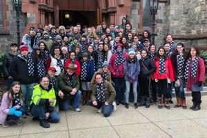 Above, the Adoro Te Homeschooling Group from Connecticut participates in the March for Life 2020. Above, the Adoro Te Homeschooling Group from Connecticut participates in the March for Life 2020.