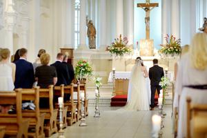 Below: Anissa and Daniel Mesa of Chandler, Arizona, are shown at the convalidated marriage ceremony. And Dave and Diane Sell celebrate their sacramental marriage, too. Below: Anissa and Daniel Mesa of Chandler, Arizona, are shown at the convalidated marriage ceremony. And Dave and Diane Sell celebrate their sacramental marriage, too.