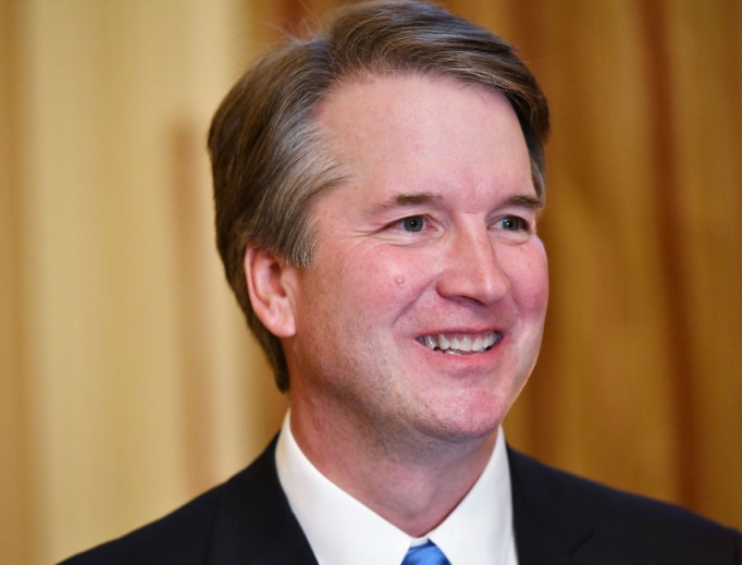 Supreme Court associate justice nominee Brett Kavanaugh attends a meeting with U.S. Senate Majority Leader Mitch McConnell at McConnell's office in the U.S. Capitol in Washington July 10.
Supreme Court associate justice nominee Brett Kavanaugh attends a meeting with U.S. Senate Majority Leader Mitch McConnell at McConnell's office in the U.S. Capitol in Washington July 10.