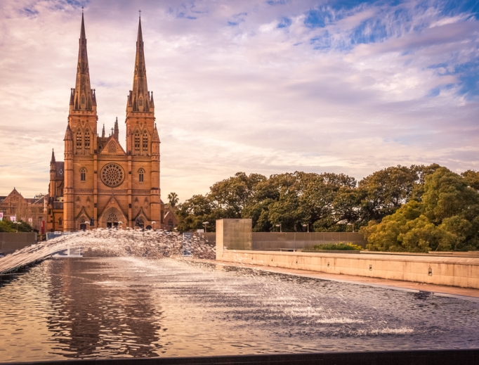 Saint Mary's Cathedral in Sydney. Saint Mary's Cathedral in Sydney.