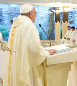 Pope Francis delivers his daily homily June 21 at the Vatican's St. Martha House. Pope Francis delivers his daily homily June 21 at the Vatican's St. Martha House.