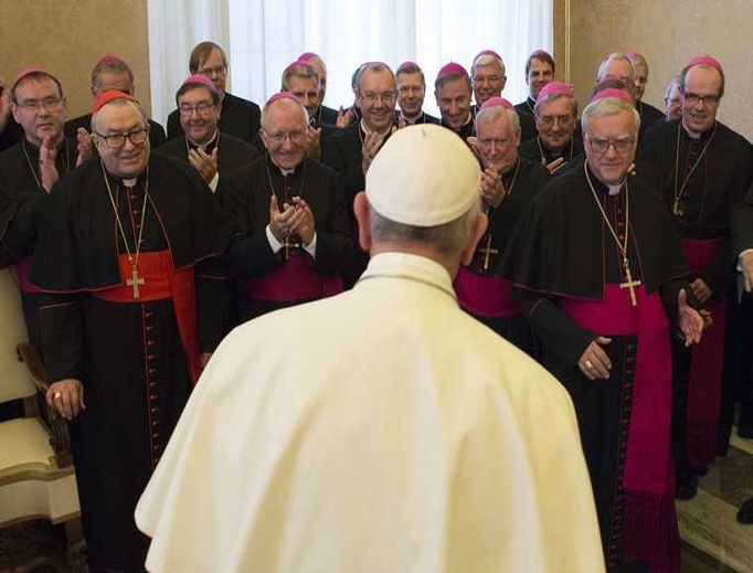 Pope Francis meets the German Bishops' Conference, 2019. Pope Francis meets the German Bishops' Conference, 2019.