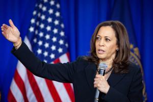 Senator Kamala Harris in 2019. Senator Kamala Harris in 2019.