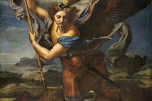 Raphael, “St. Michael Vanquishing Satan,” 1518 Raphael, “St. Michael Vanquishing Satan,” 1518