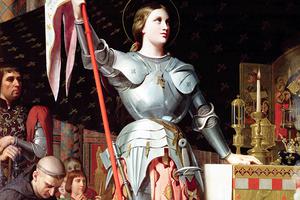 Jean Auguste Dominique Ingres, “Joan of Arc at the Coronation of Charles VII,” 1854 Jean Auguste Dominique Ingres, “Joan of Arc at the Coronation of Charles VII,” 1854