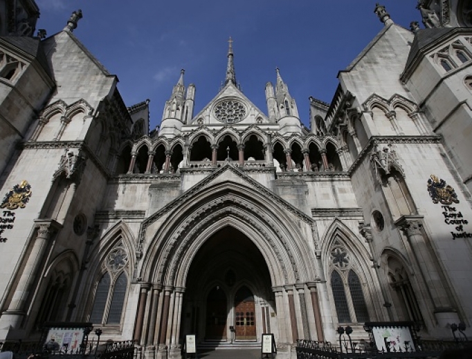 The Royal Courts of Justice building, which houses the High Court of England and Wales, is pictured in London Feb. 3, 2017. The Royal Courts of Justice building, which houses the High Court of England and Wales, is pictured in London Feb. 3, 2017.
