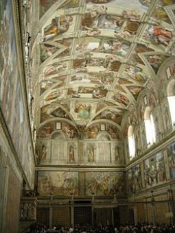 The Sistine Chapel, site of the papal conclave. The Sistine Chapel, site of the papal conclave.