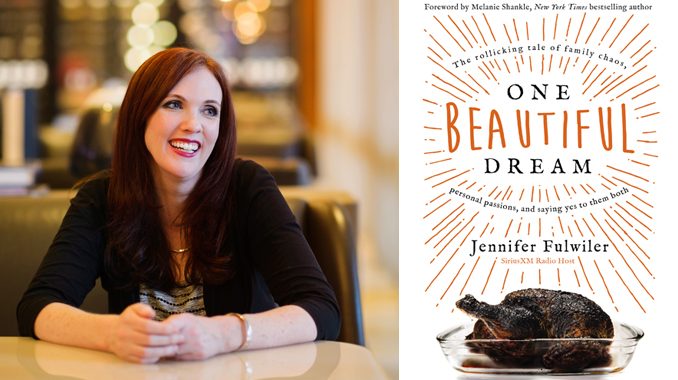 Author Jennifer Fulwiler & the cover of her second book, "One Beautiful Dream" Author Jennifer Fulwiler & the cover of her second book, "One Beautiful Dream"