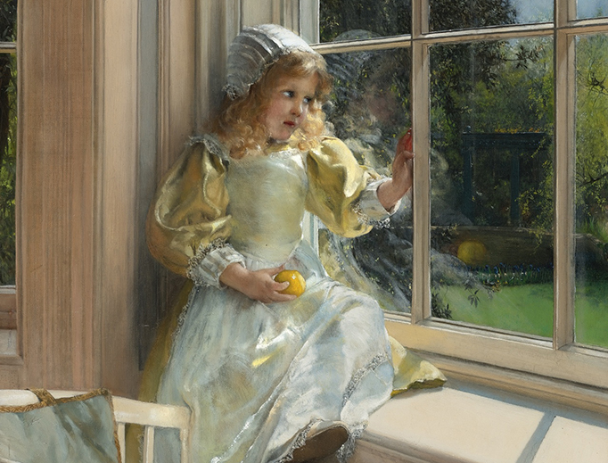 Laura Theresa Alma-Tadema, “A Looking Out O'Window, Sunshine”, 1881 Laura Theresa Alma-Tadema, “A Looking Out O'Window, Sunshine”, 1881