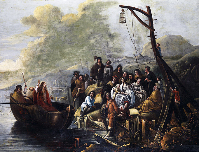 Gerbrand van den Eeckhout (1621-1674), “Jesus Preaches at the Sea of Galilee” Gerbrand van den Eeckhout (1621-1674), “Jesus Preaches at the Sea of Galilee”