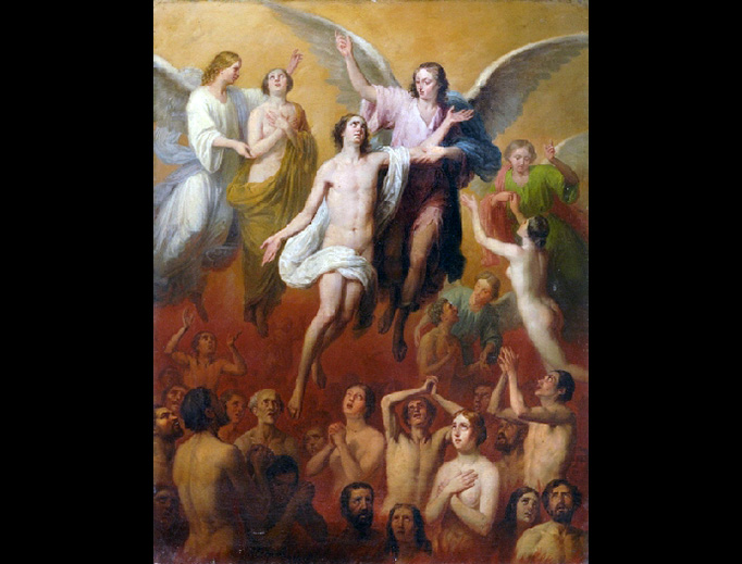 Antonio María Esquivel, “Ánimas del Purgatorio”, 1850 Antonio María Esquivel, “Ánimas del Purgatorio”, 1850