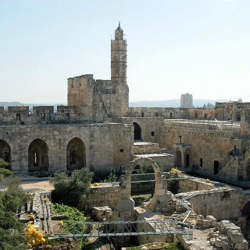 The Tower of David in Jerusalem The Tower of David in Jerusalem