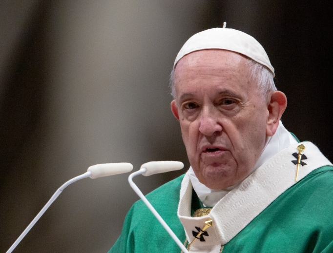 Pope Francis celebrates Holy Mass on the first Sunday of the Word of God Jan. 26, 2020. Pope Francis celebrates Holy Mass on the first Sunday of the Word of God Jan. 26, 2020.