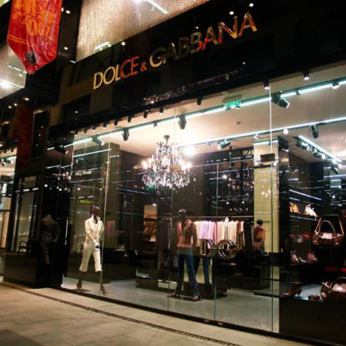 Dolce & Gabbana storefront Dolce & Gabbana storefront