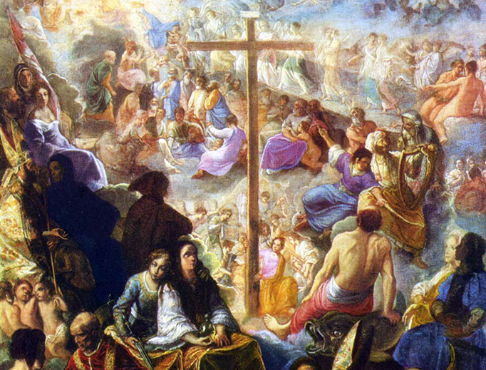 Adam Elsheimer, ‘Glorification of the Cross’, ca. 1600 Adam Elsheimer, ‘Glorification of the Cross’, ca. 1600