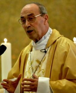 Cardinal Velasio De Paolis delivers his homily at the Feb. 25 Mass in Rome that marked the conclusion of the Legion of Christ’s Extraoardinary General Chapter. Cardinal Velasio De Paolis delivers his homily at the Feb. 25 Mass in Rome that marked the conclusion of the Legion of Christ’s Extraoardinary General Chapter.