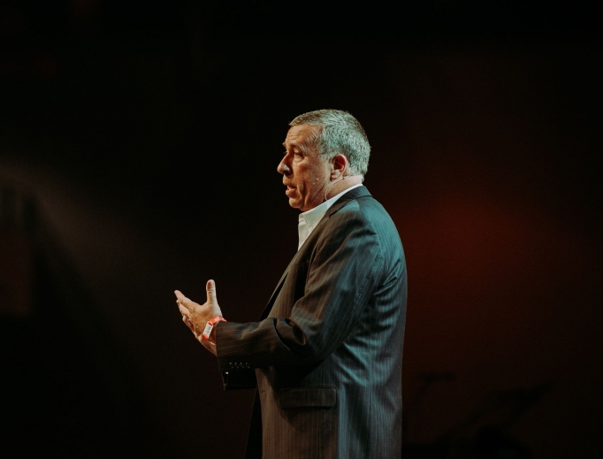 Curtis Martin speaks at 'SLS18' in Chicago this week. Curtis Martin speaks at 'SLS18' in Chicago this week.
